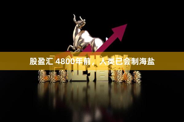 股盈汇 4800年前，人类已会制海盐